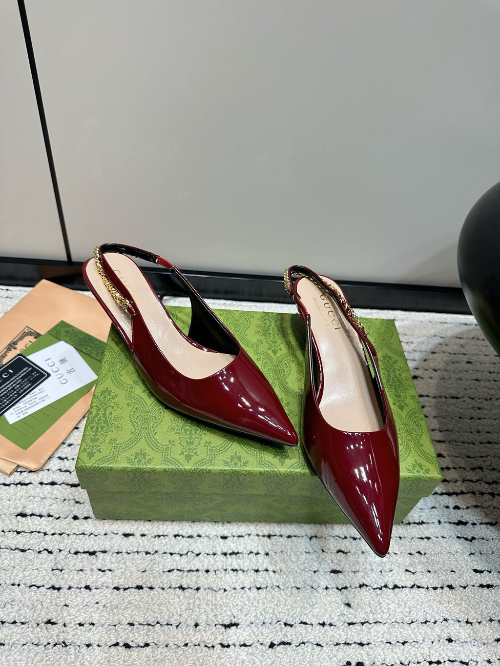 Red GS Slingback Pump