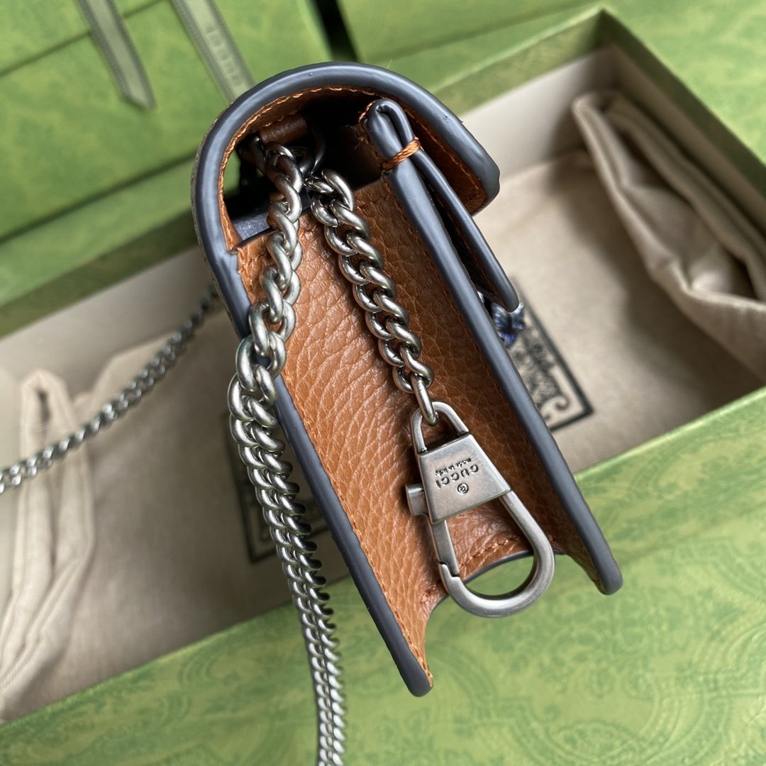 Dark blue super mini bag