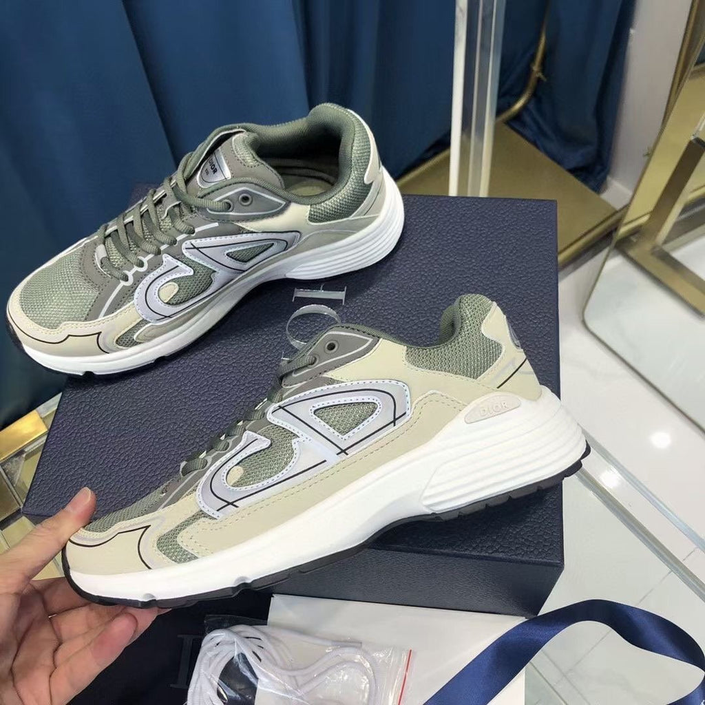 Women's Olive and cream DB sneaker