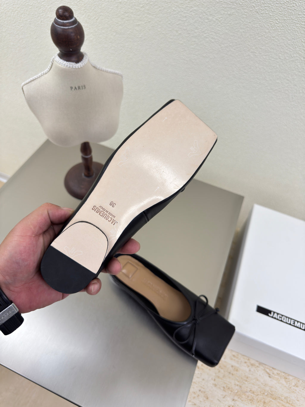 Black The Flat Ballet Mules