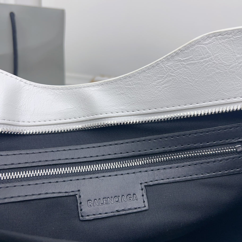 Optic White Le City Medium Bag