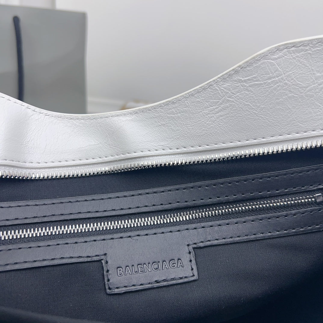 Optic White Le City Medium Bag