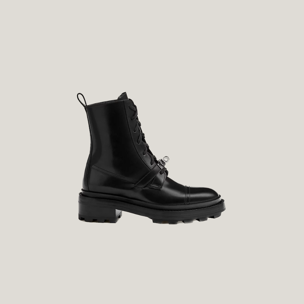 Black Funk Ankle Boot