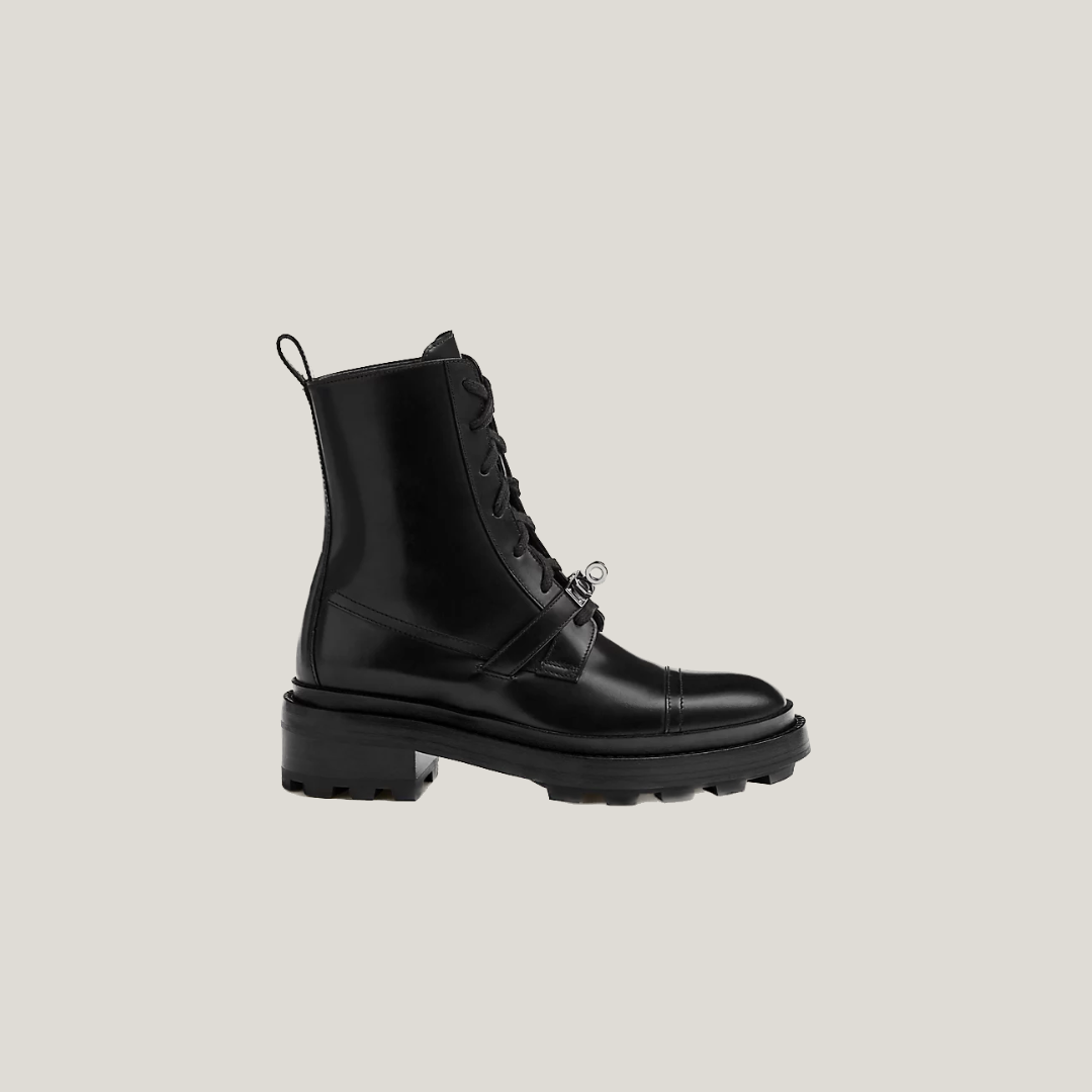 Black Funk Ankle Boot