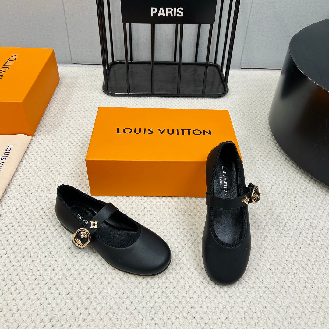 Black LR Flat Ballerina