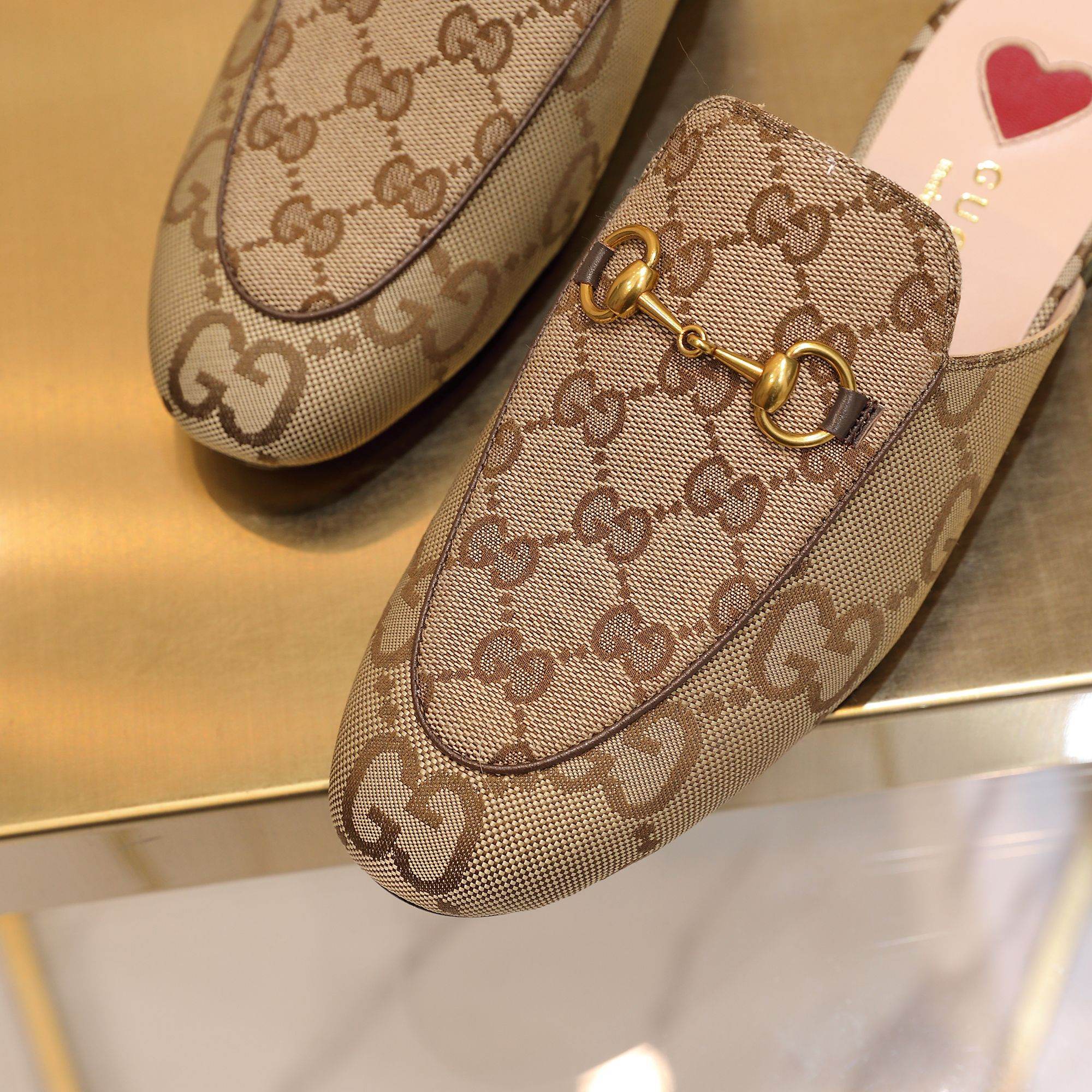 Camel GJ princetown slipper