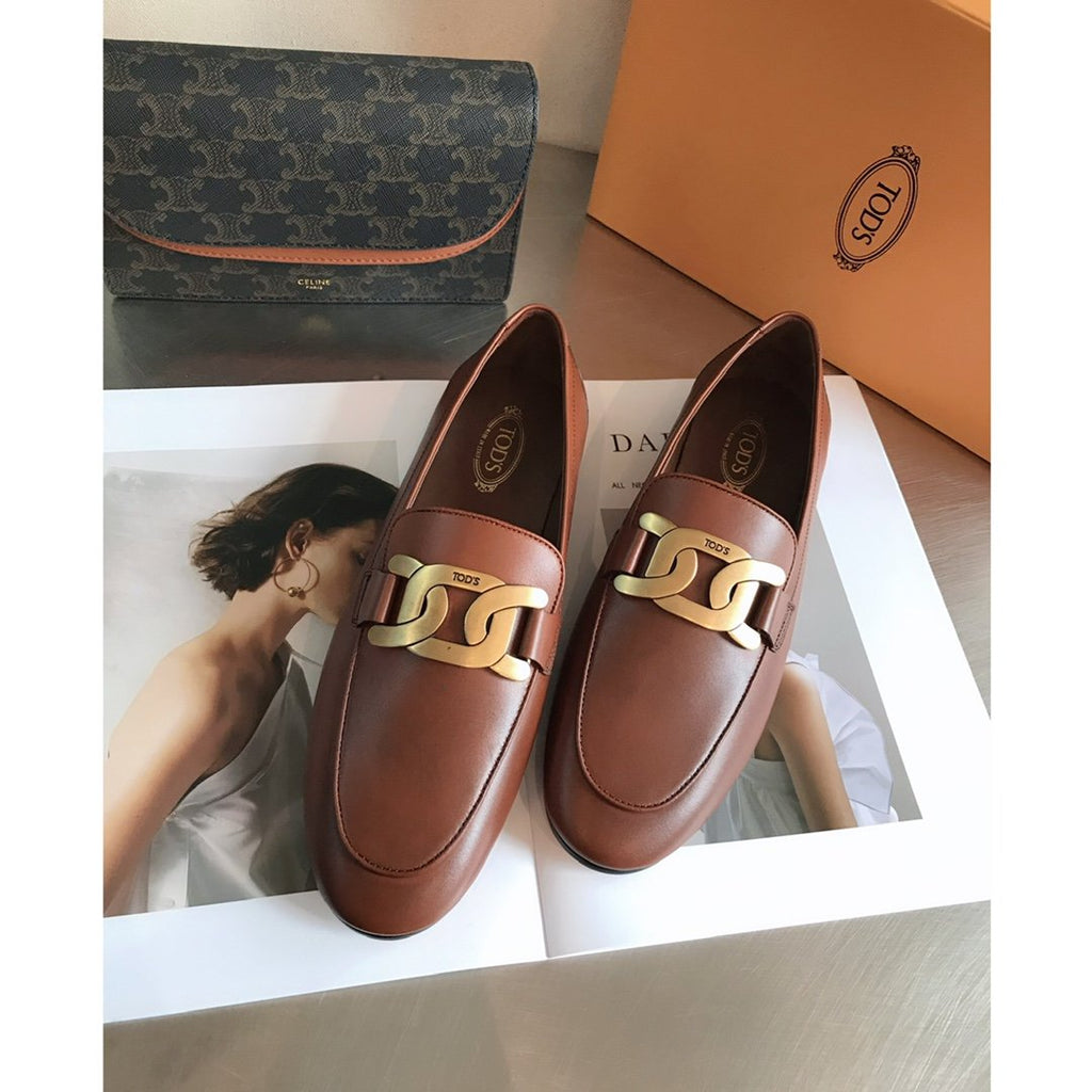 Brown TK loafers