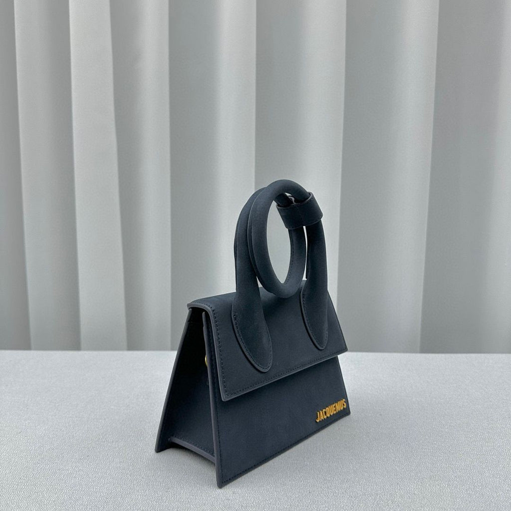 Dark Navy LC Noeud Coiled Handbag