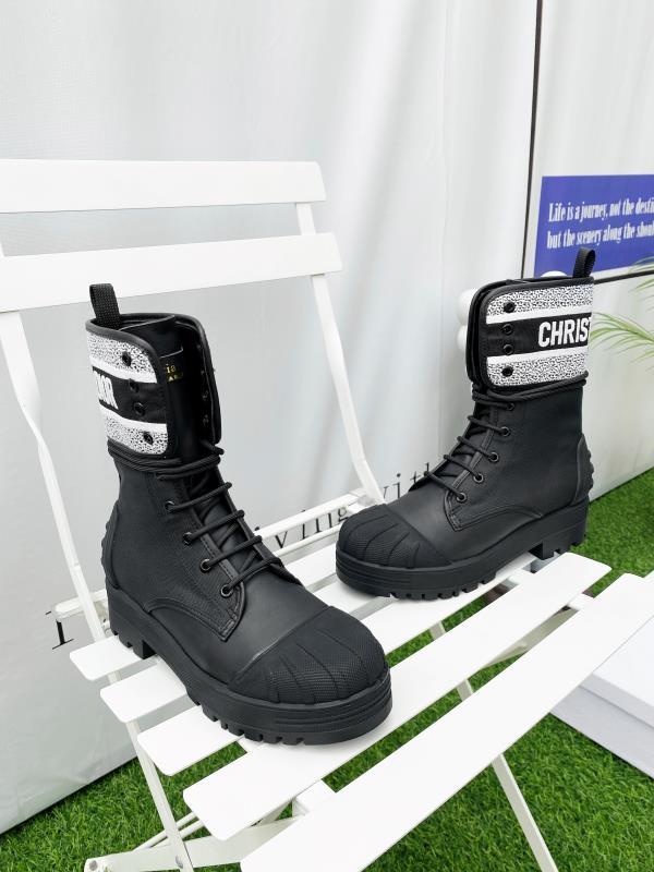 Black and White DM ankle boot