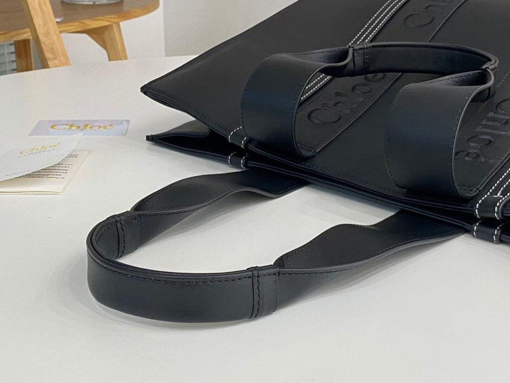 Black CW large tote bag