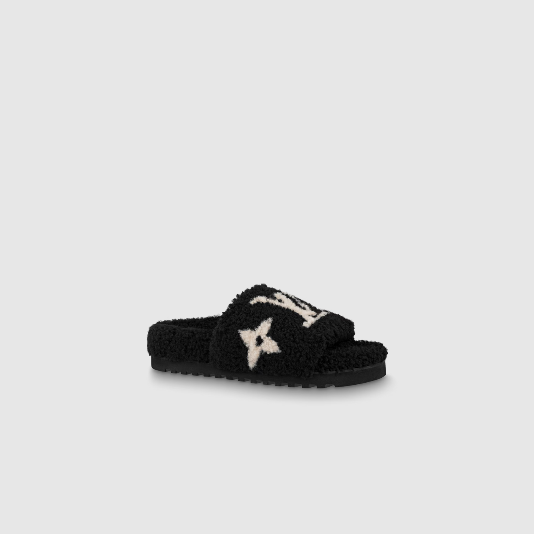 Black LP Flat Mule