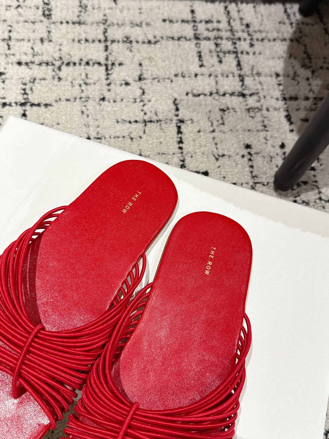 Red Sara Slide Sandal