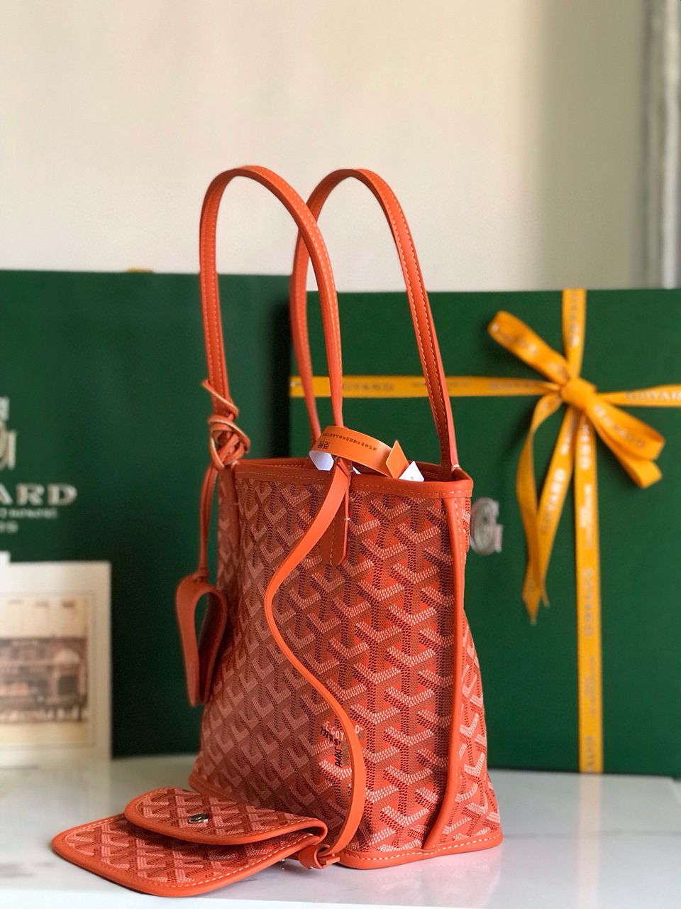 Orange Anjou Mini Bag