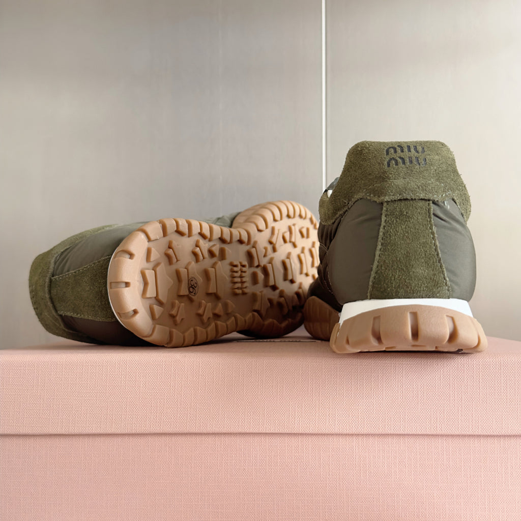 Loden Green Tyre Sneakers