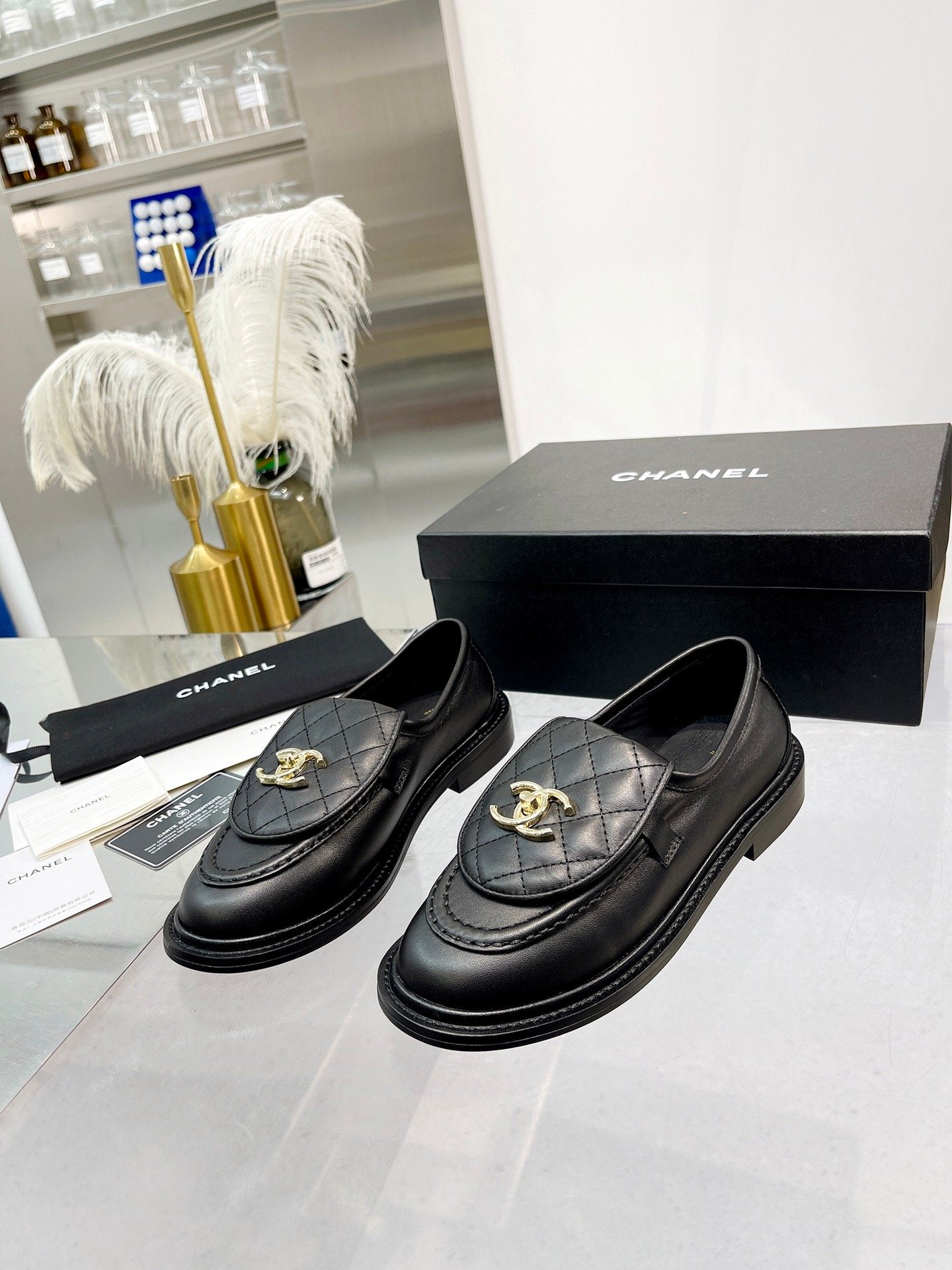 Black C Loafers