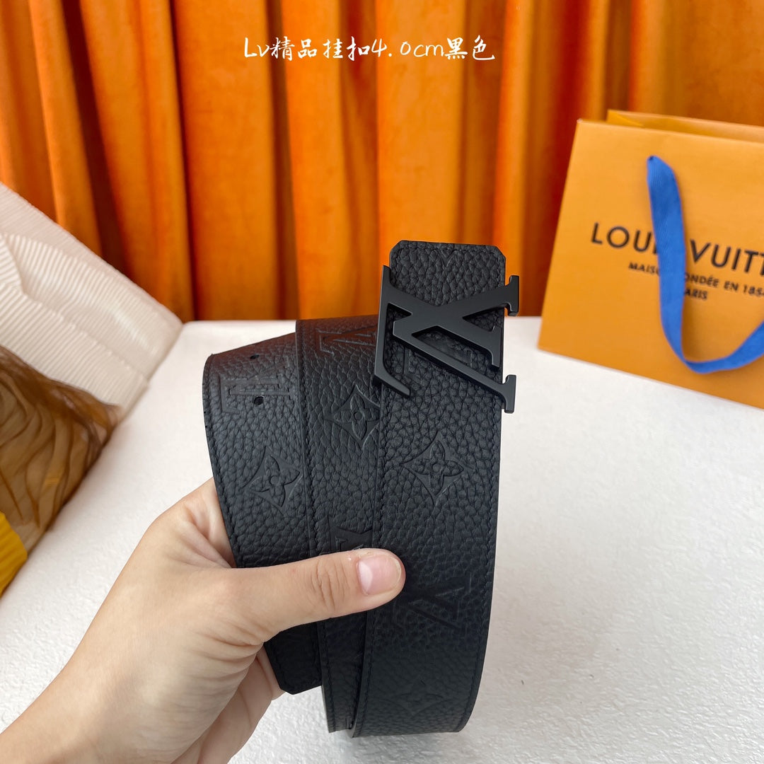 Black Initiales Belt
