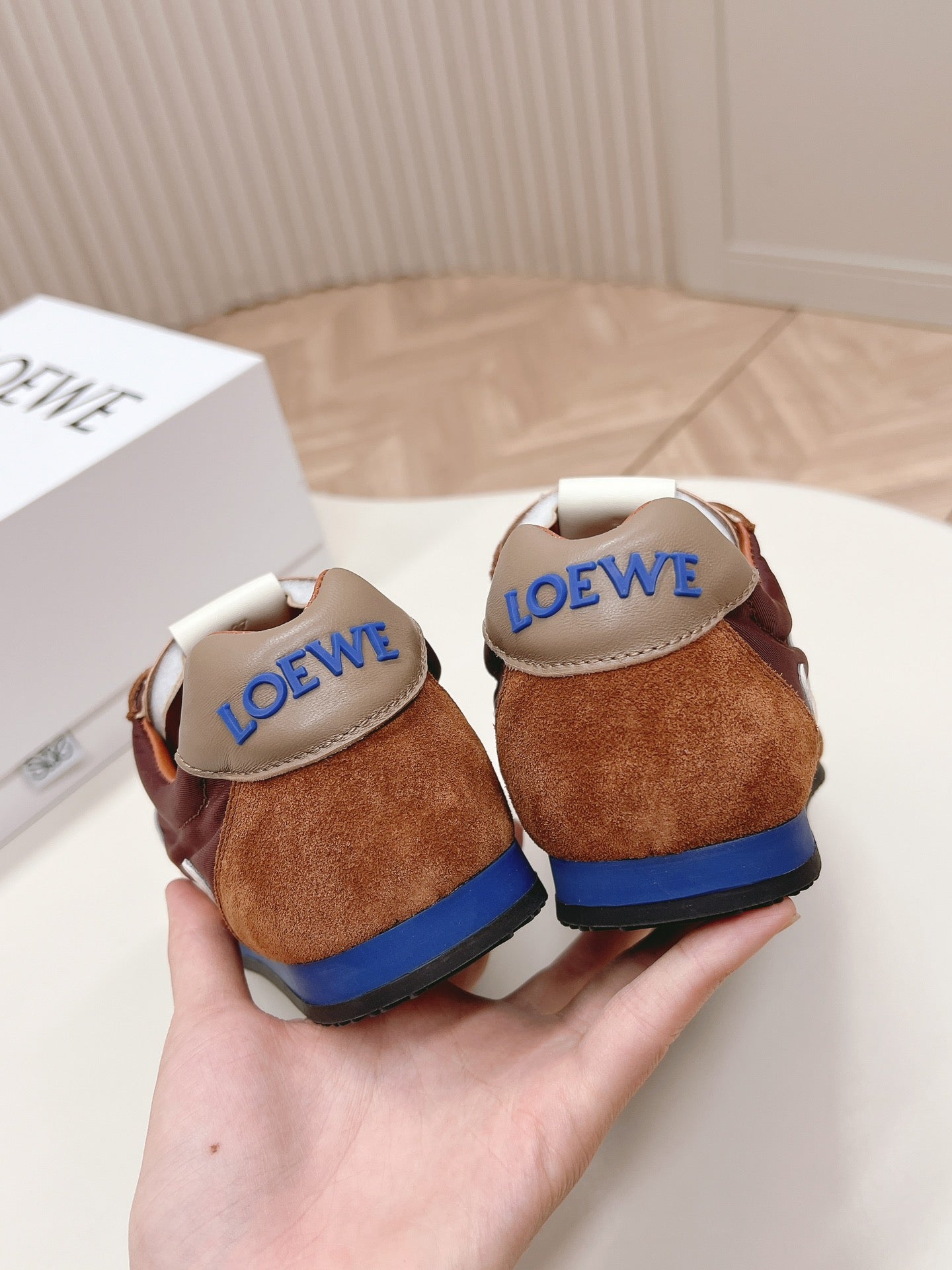 Brown/Blue Ballet Runner