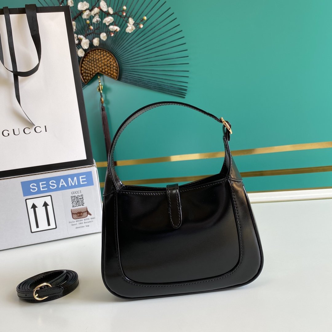 Black GJ 1961 mini shoulder bag