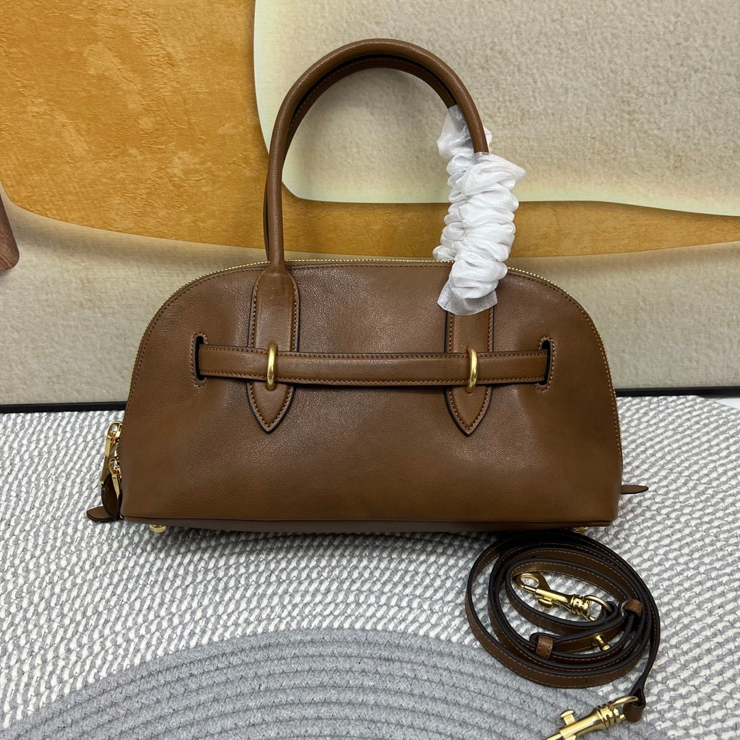 Briarwood Aventure Leather Top-Handle Bag