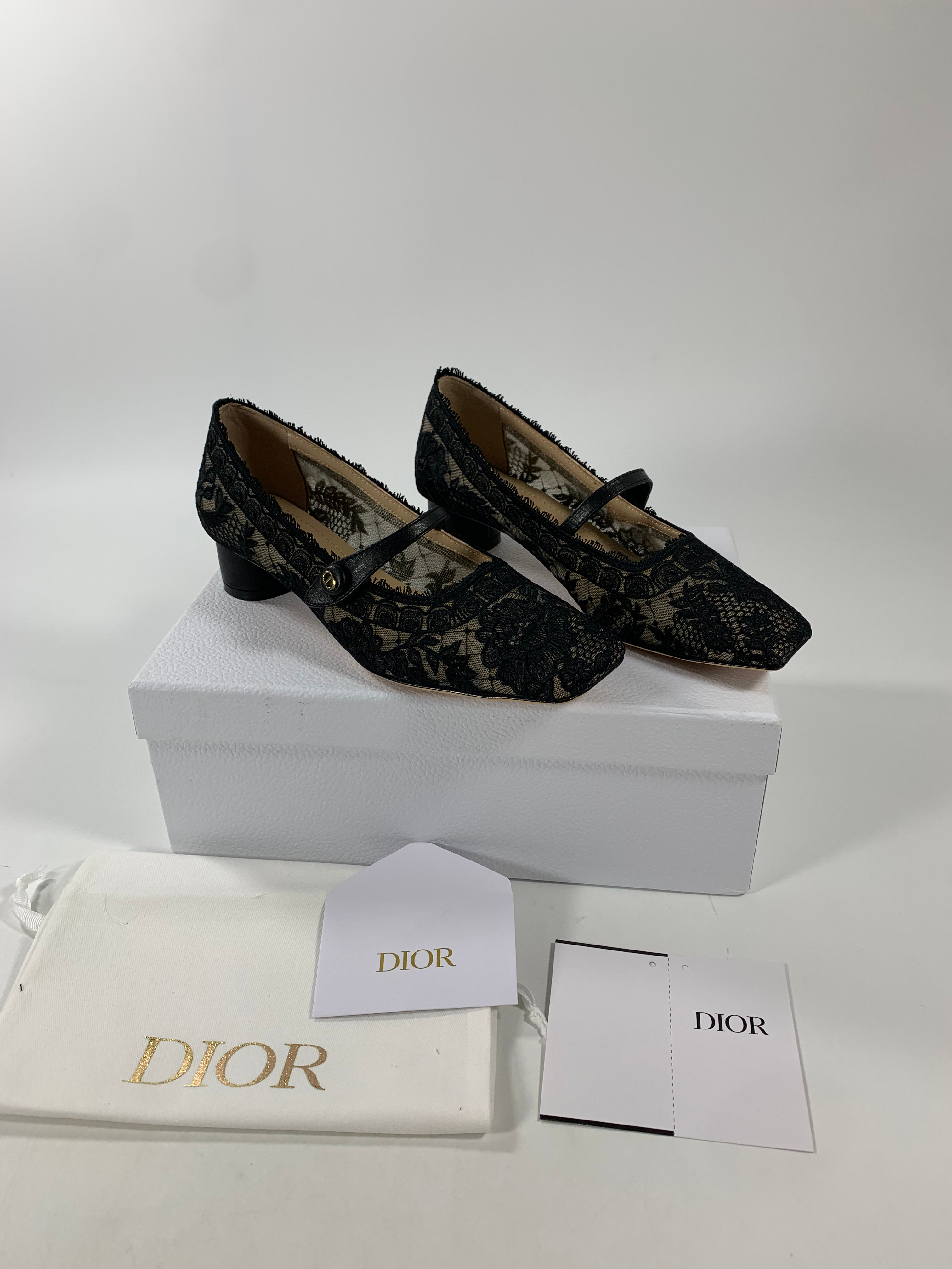 Black DG ballet pump