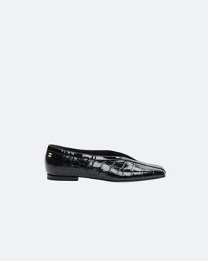 Black Ballet Flats