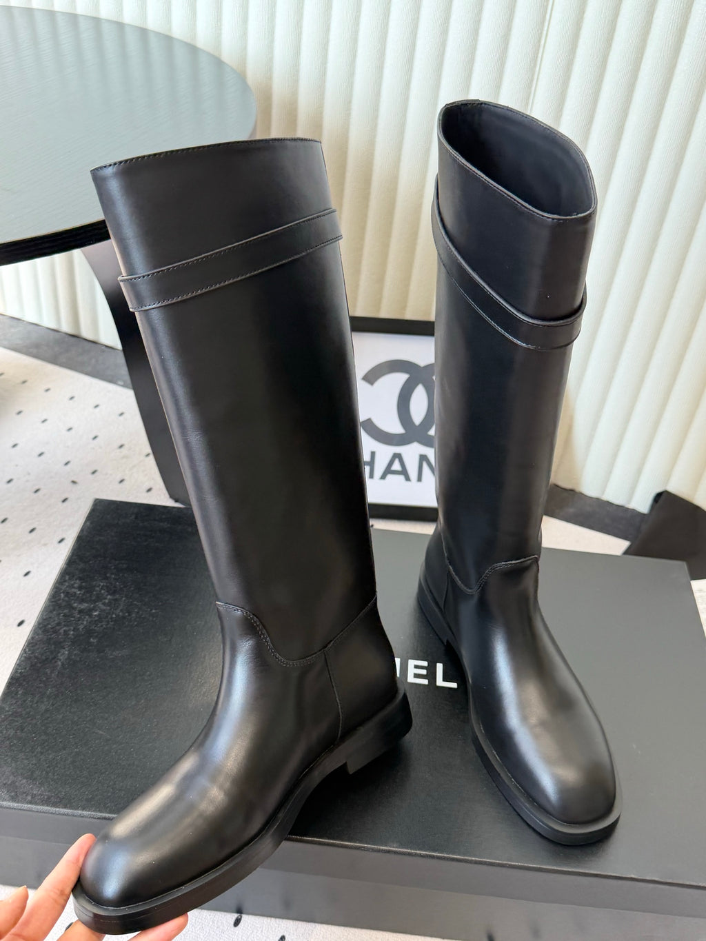 Black High Boots