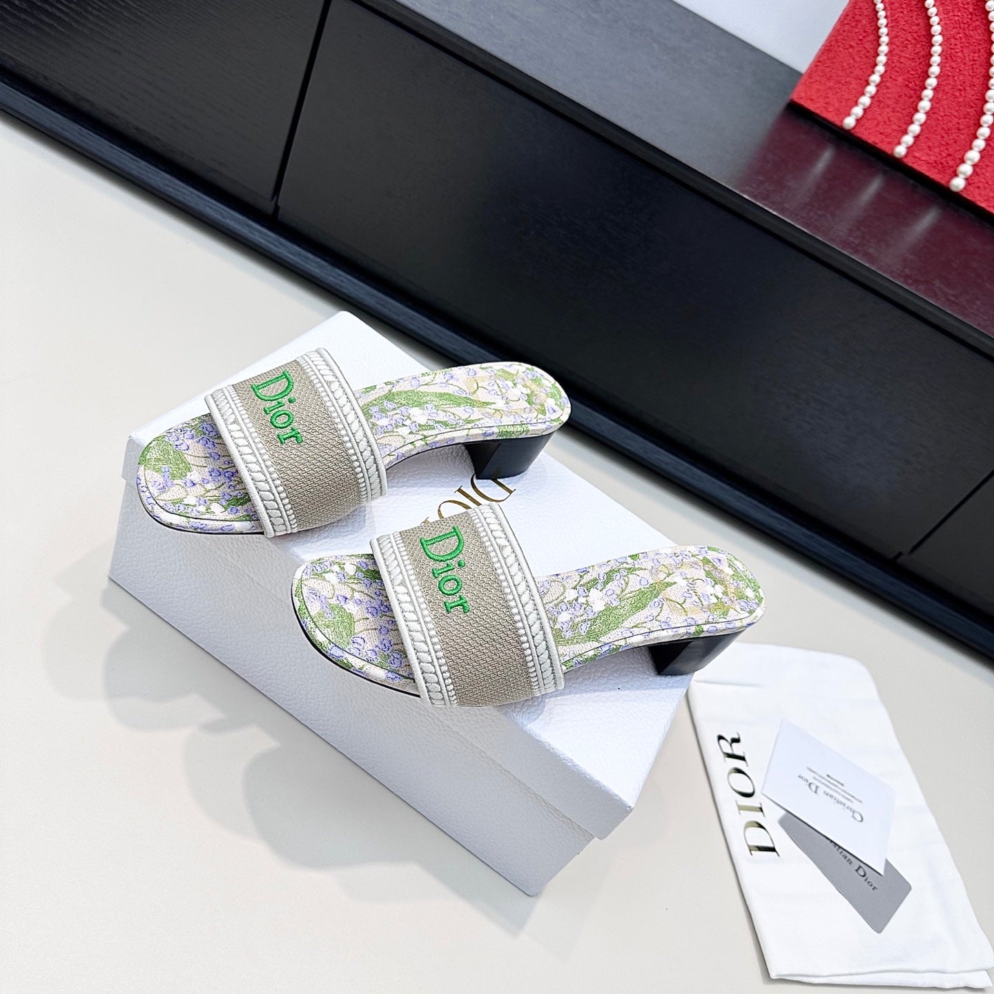 Multicolor Lily Dway Heeled Slide