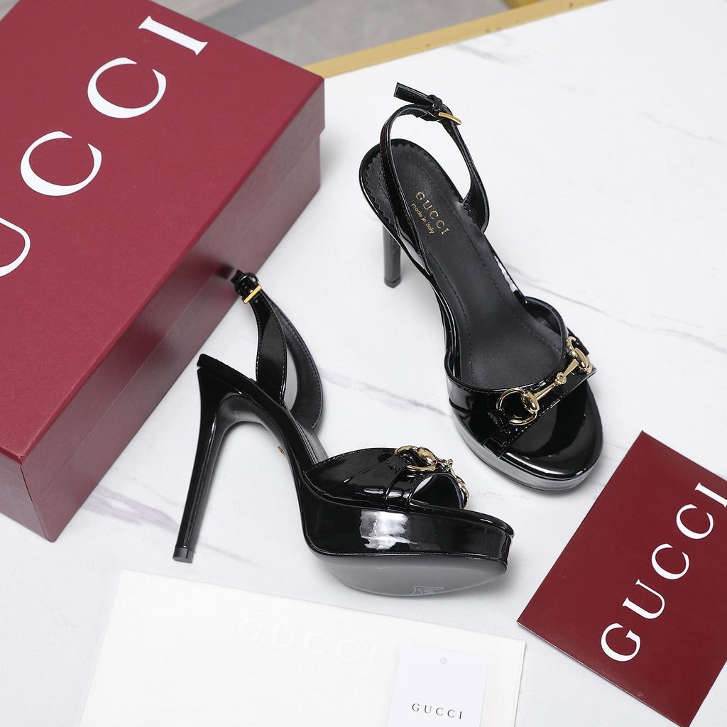 Black Donna Platform Sandal