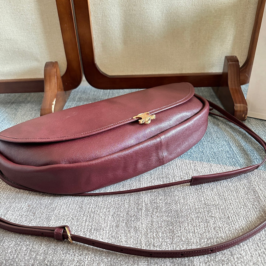 Syrah Soft Triomphe Halfmoon In Leather - 3