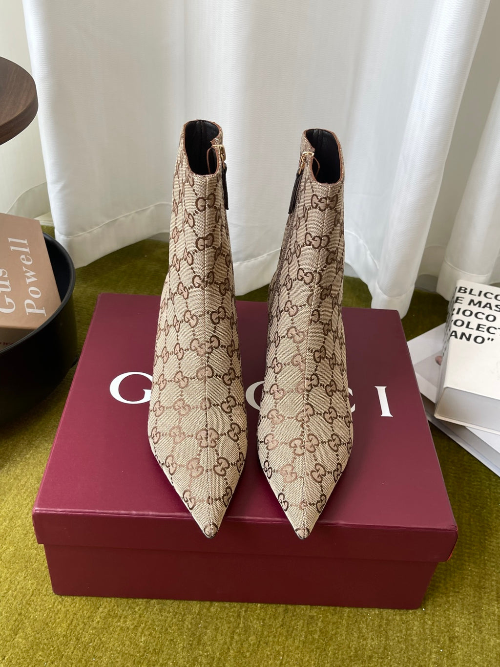Sand & Dark Brown  Bombshell bootie