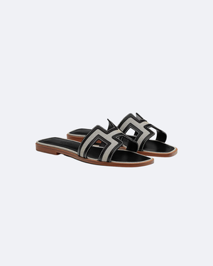 Prunoir/Noir HO sandal