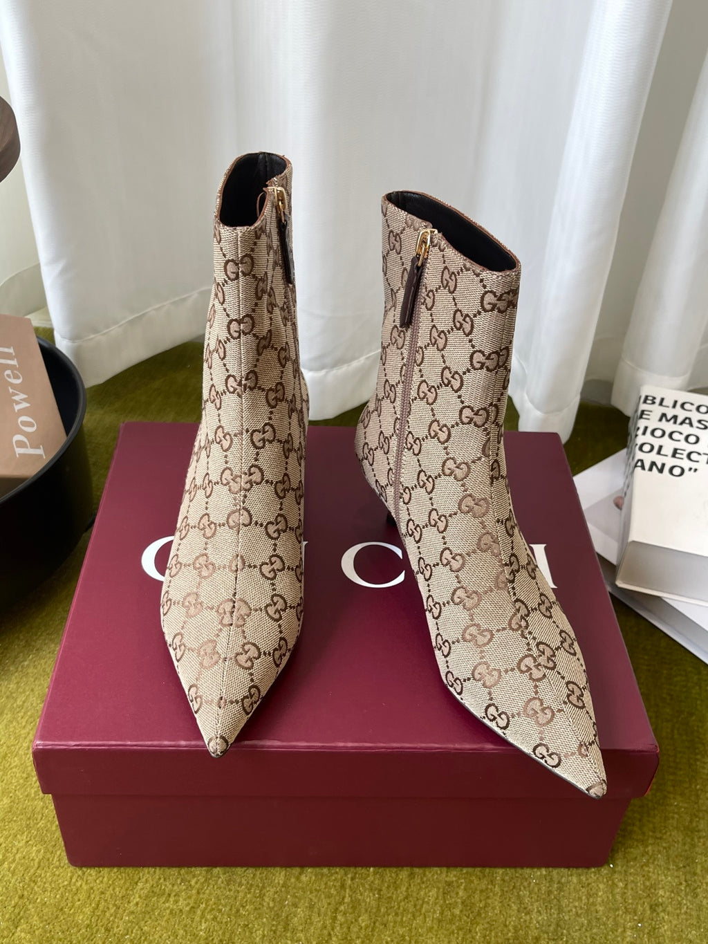 Sand & Dark Brown  Bombshell bootie