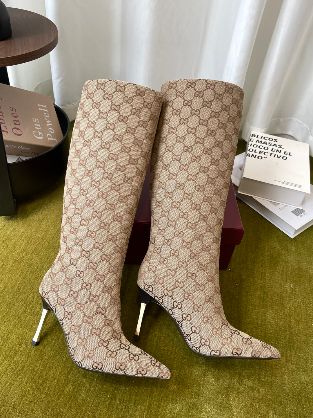Sand & Dark Brown  Bombshell Boot