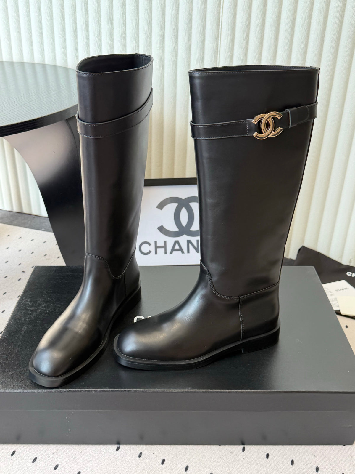 Black High Boots