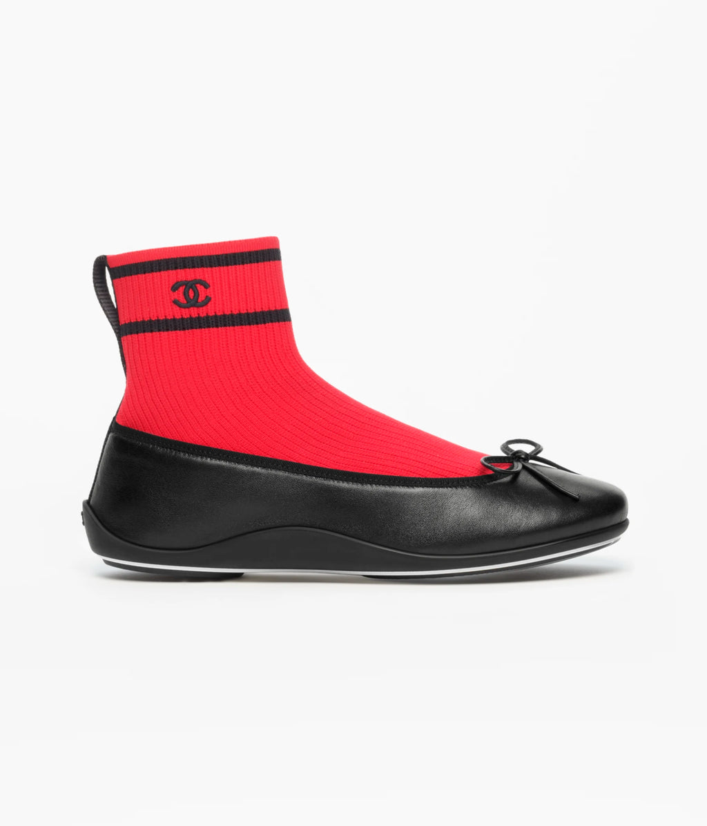 Black & Red Trainers