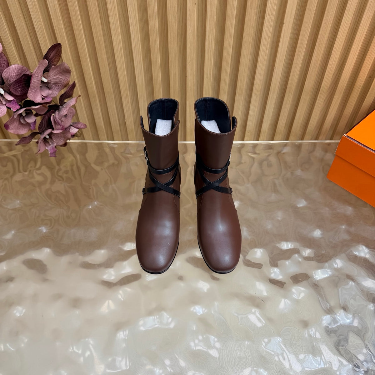 Chocolat/Noir Nancy 35 Ankle Boot