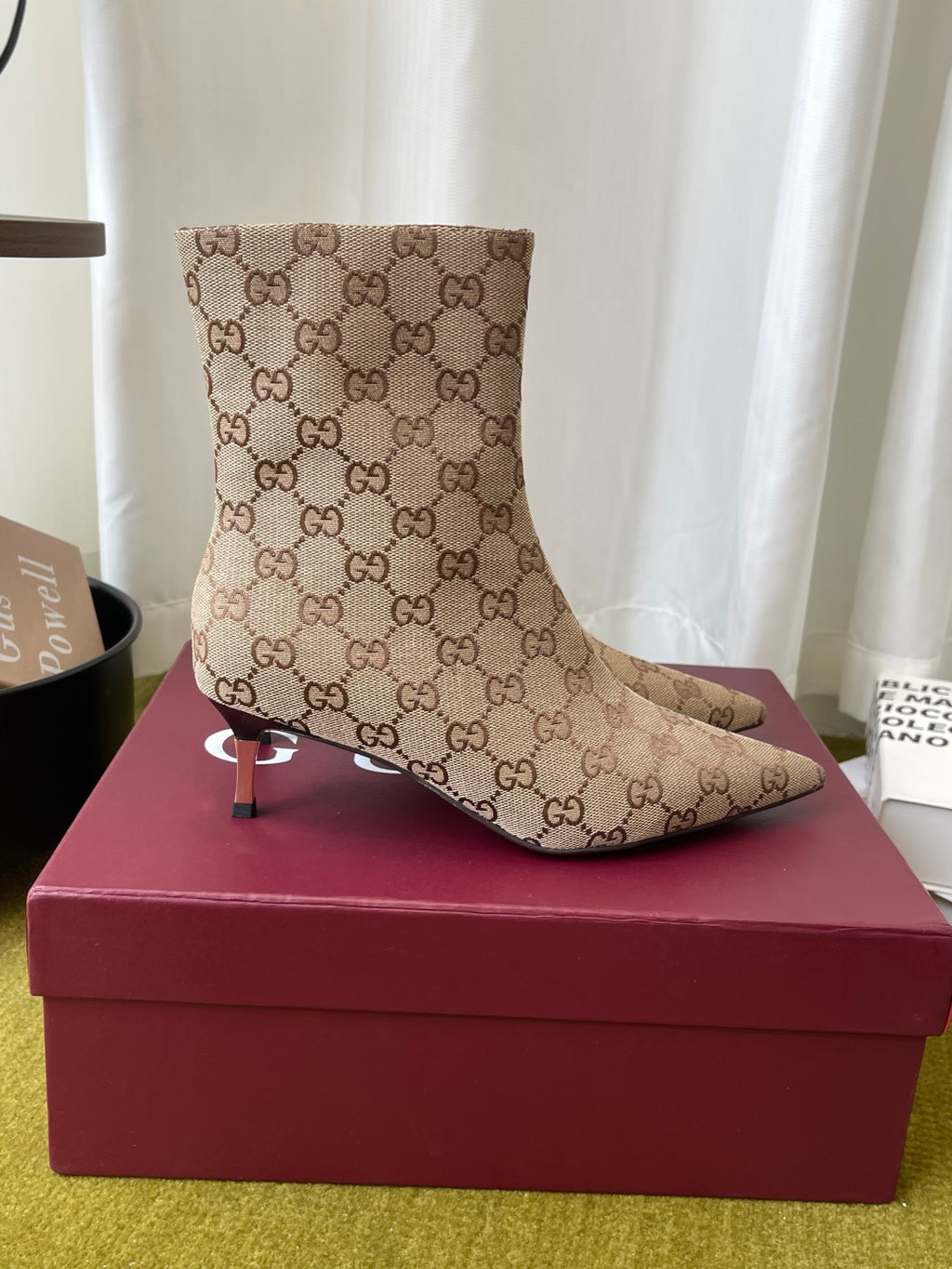 Sand & Dark Brown  Bombshell bootie