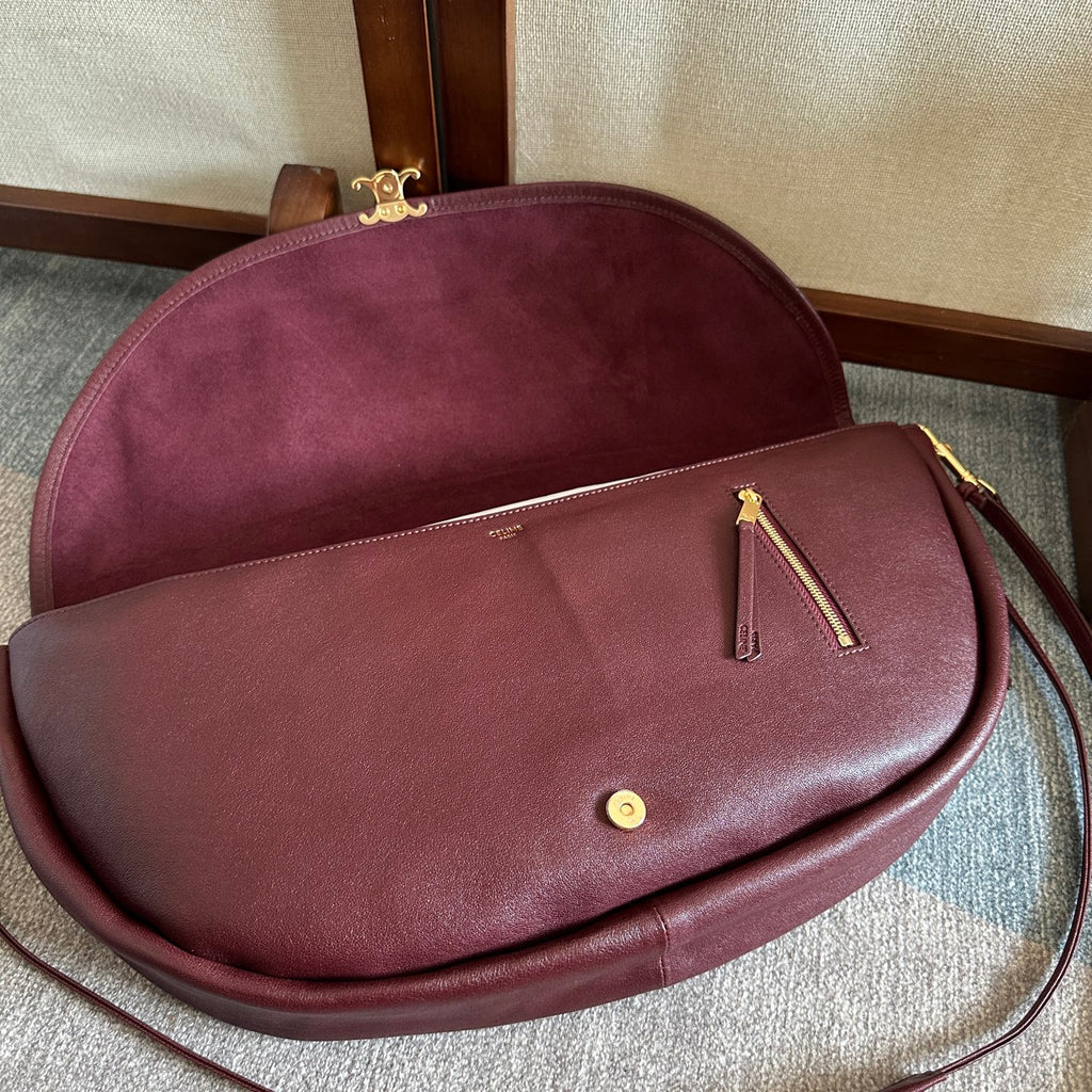 Syrah Soft Triomphe Halfmoon In Leather - 6