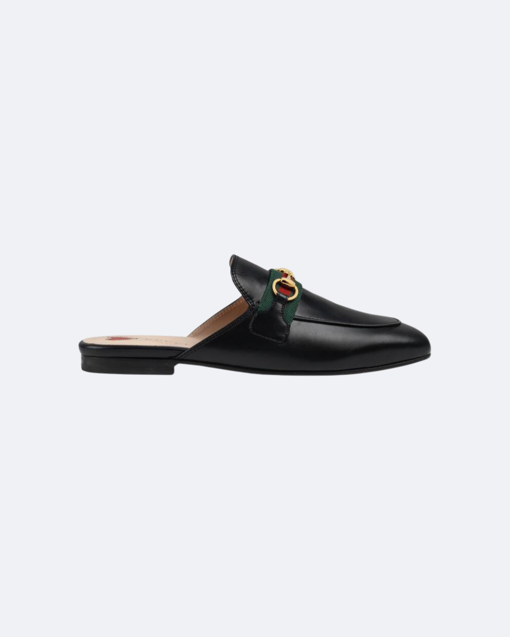 Black leather with tonal piping GP slipper