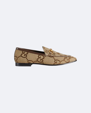 Camel GJ canvas loafer