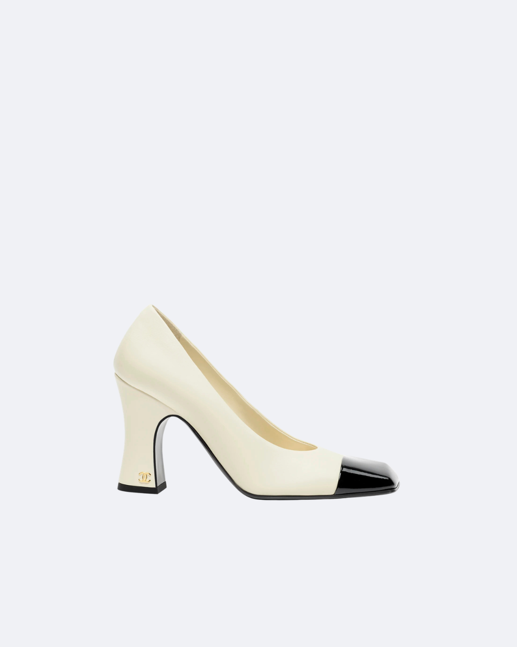 Ivory & Black Pumps