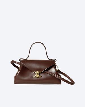 Chestnut Small Flair In Leather