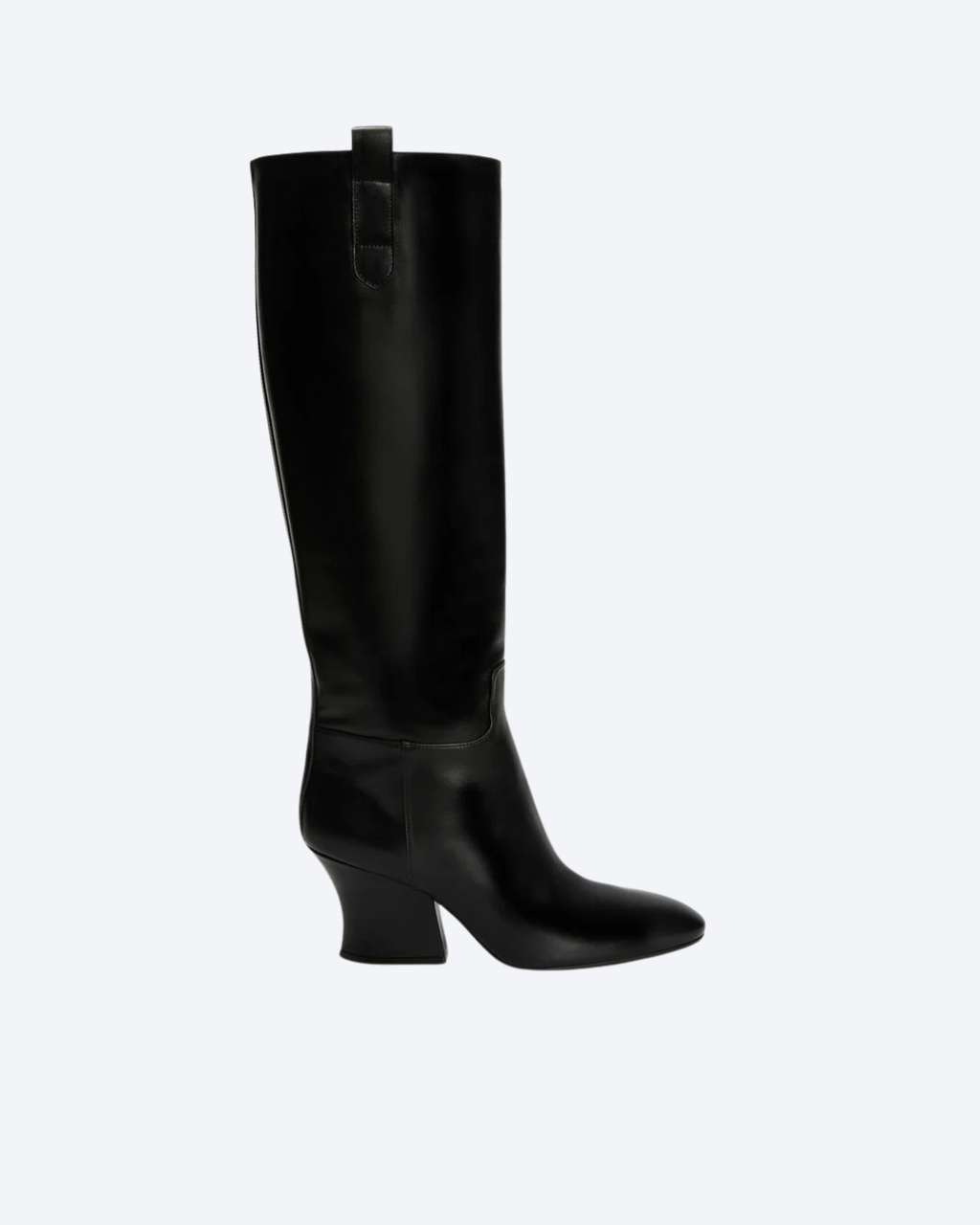 Black Lune Knee-High Boot