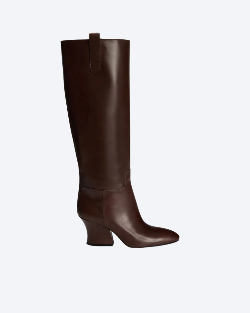 Chocolate Plum Lune Knee-High Boot