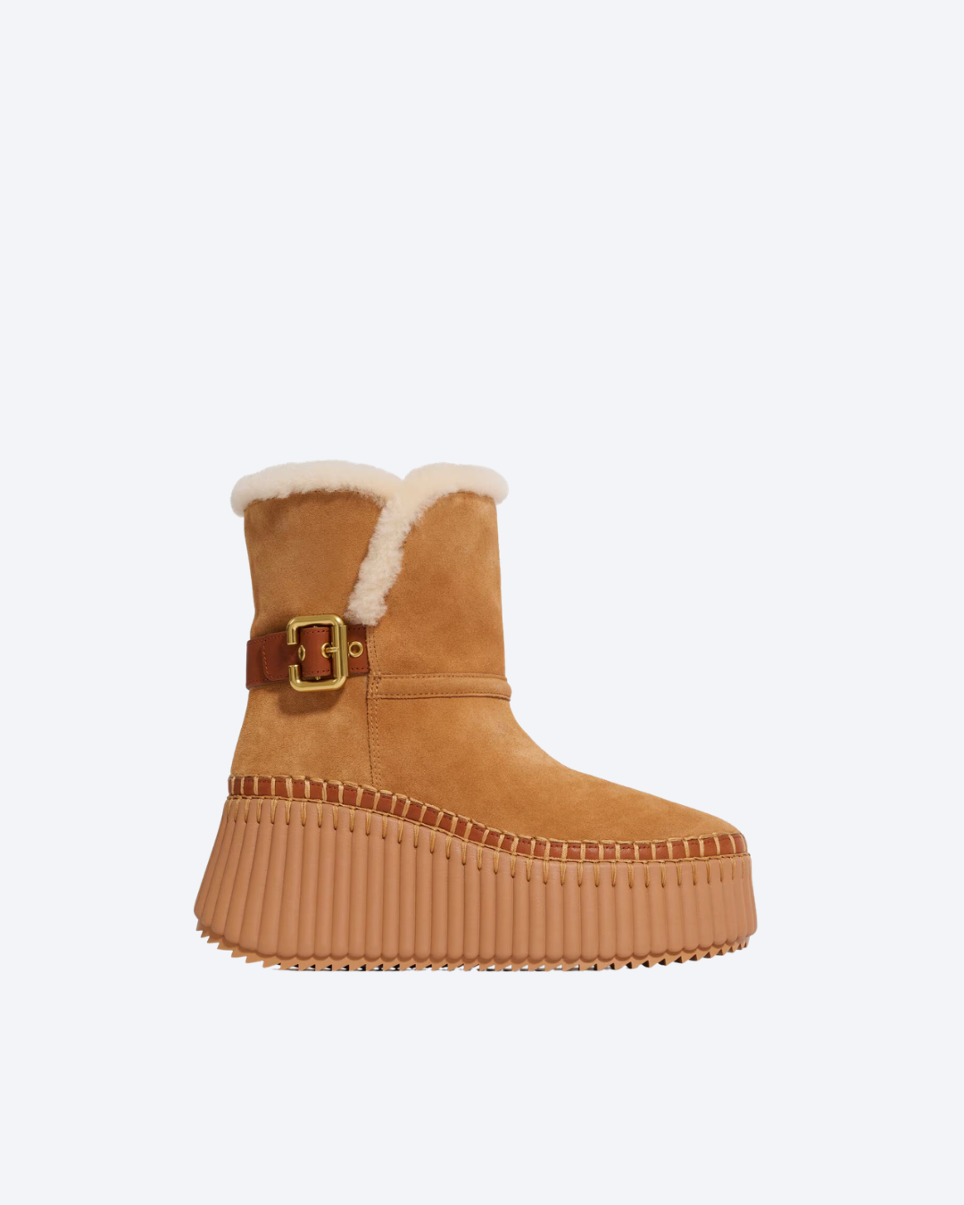 Pottery Brown Nama Ankle Boot