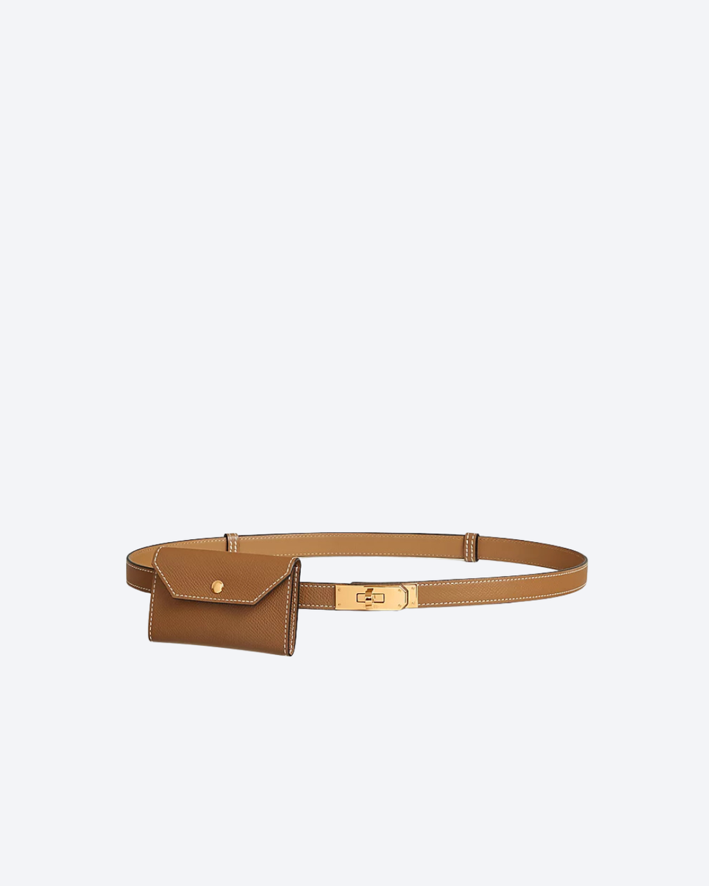 Gold Kelly Pocket 18 Belt With Gold Finish