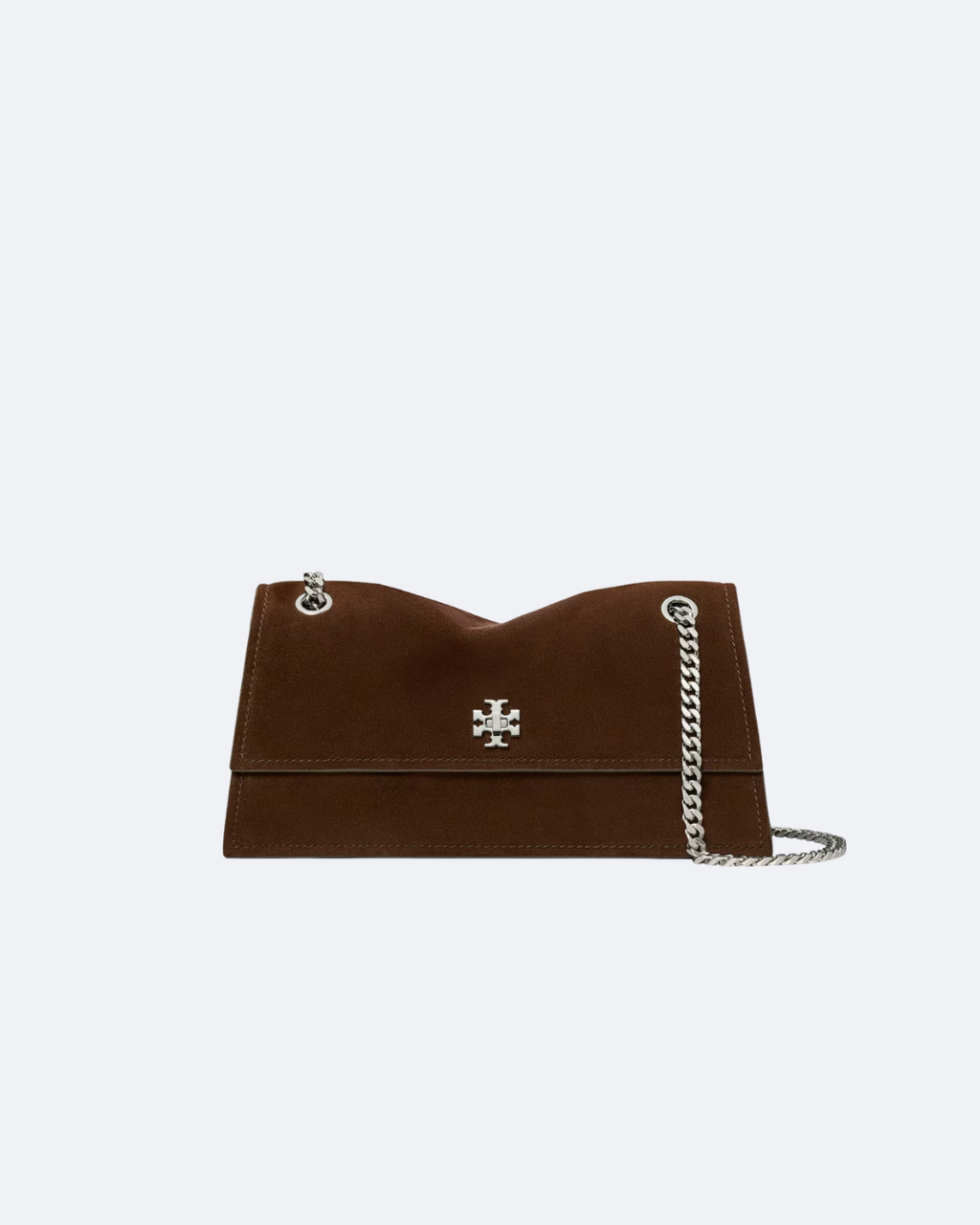 KIRA TURNLOCK SUEDE SHOULDER BAG