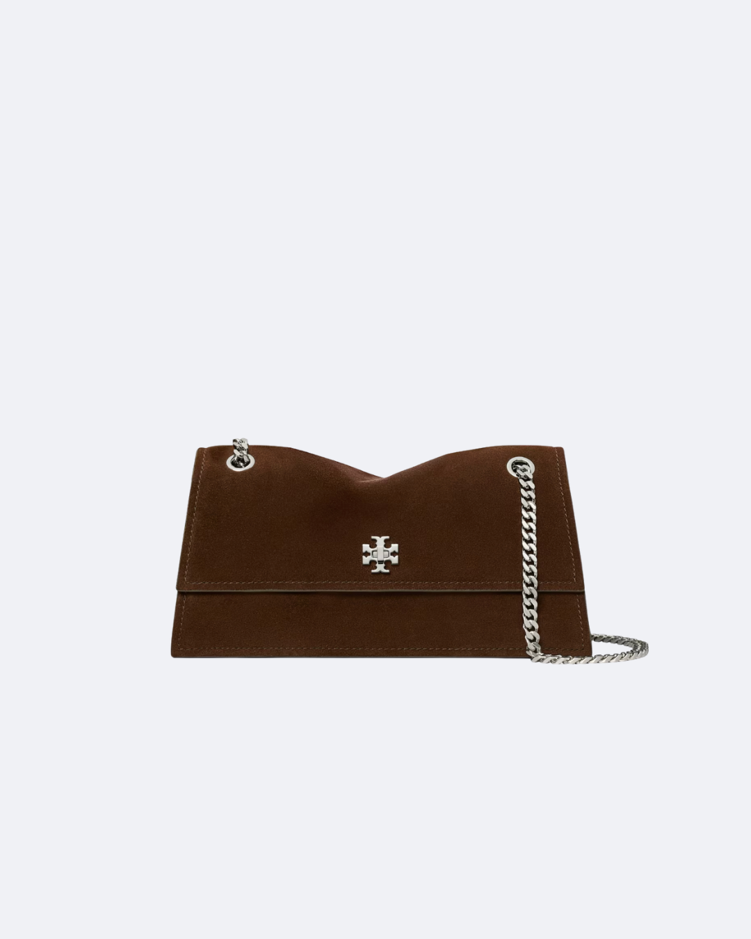 KIRA TURNLOCK SUEDE SHOULDER BAG