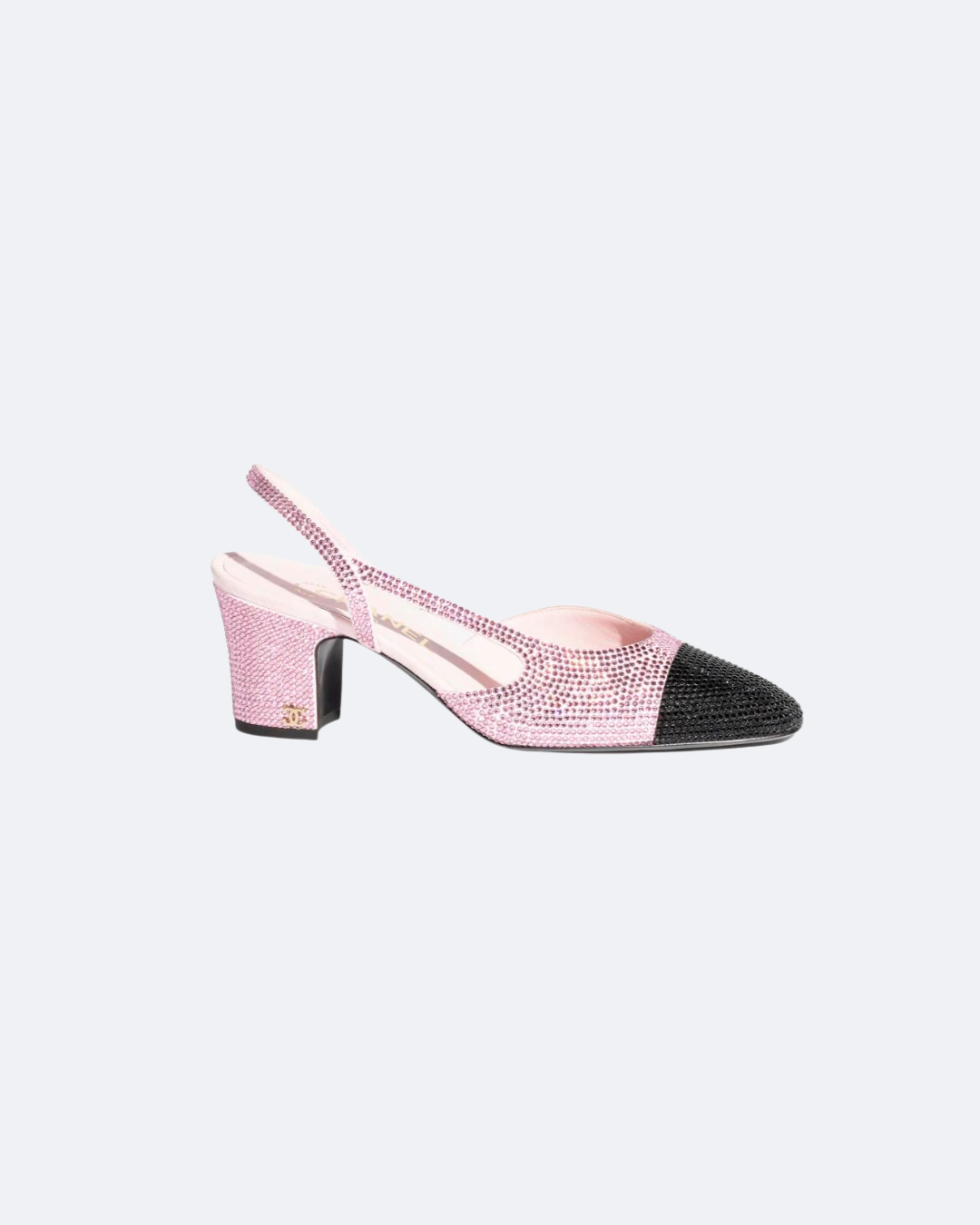 Pink & Black CC Slingbacks