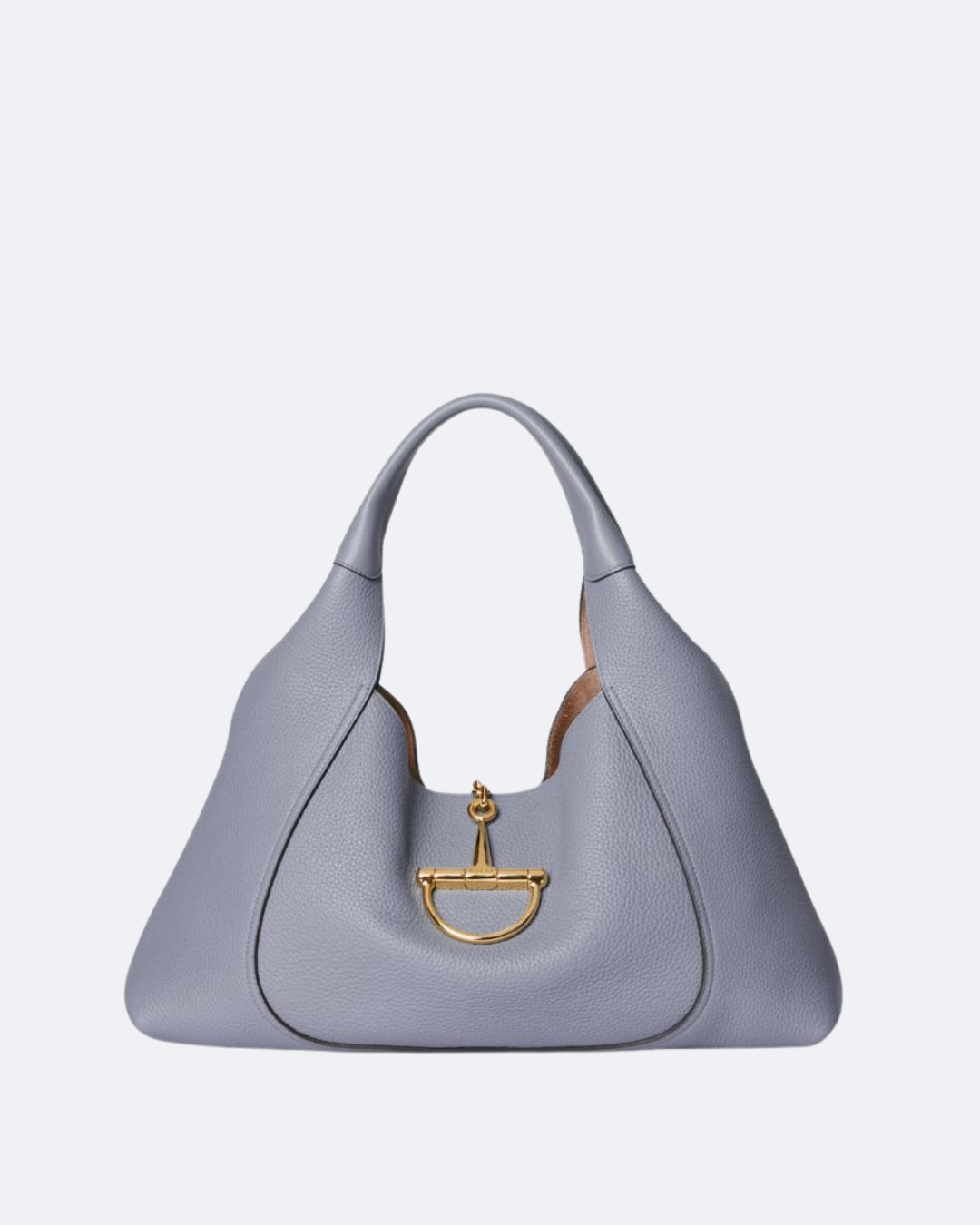 Dusty Blue Softbit Maxi Shoulder Bag